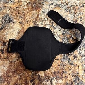 Neoprene, armband, cell phone holder, black and red NEW